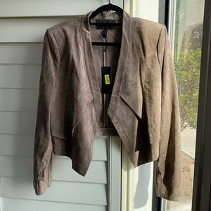 Brown Suede “Luke” Cropped Jacket! 🤎